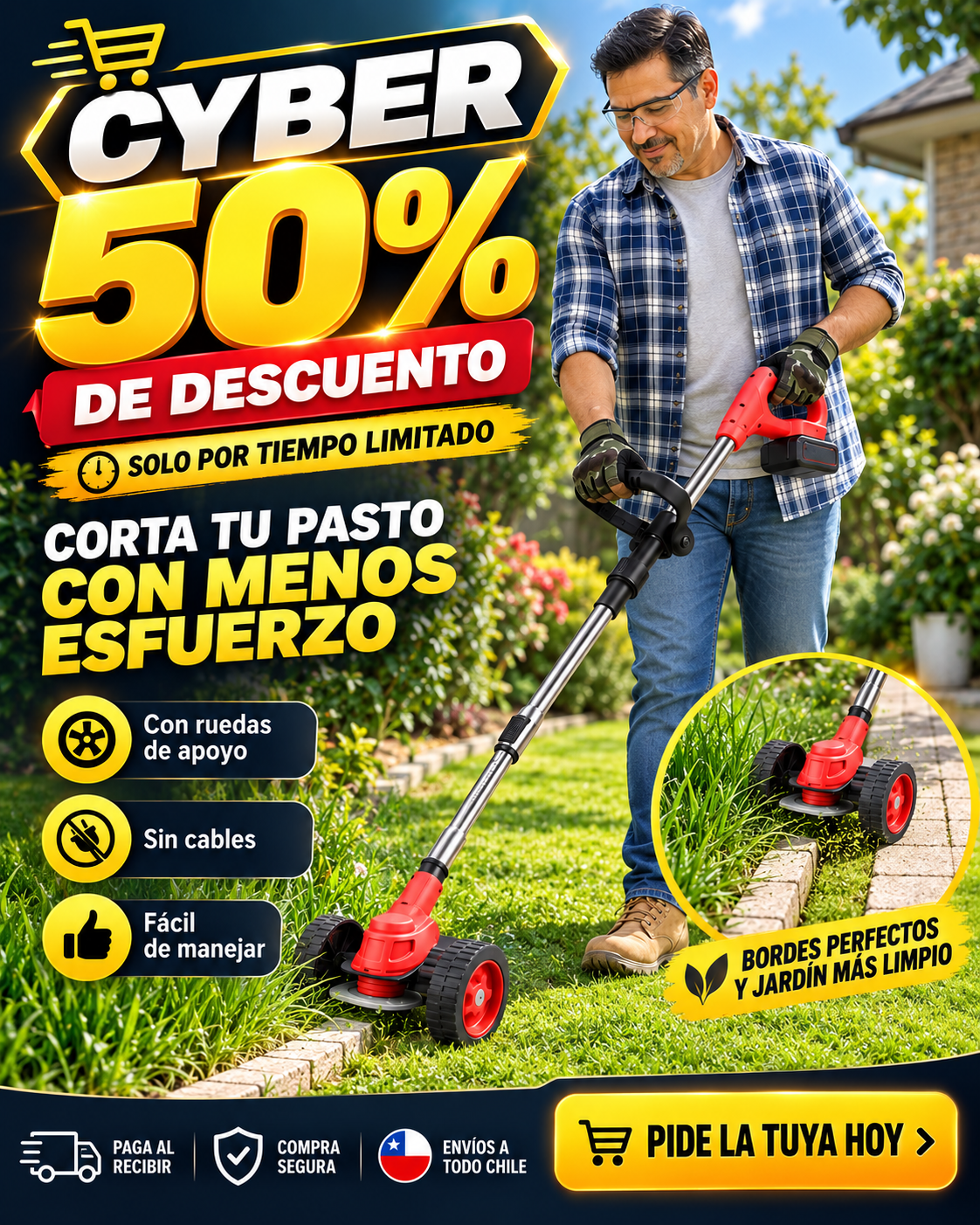 CortaFácil — Corta tu pasto sin esfuerzo