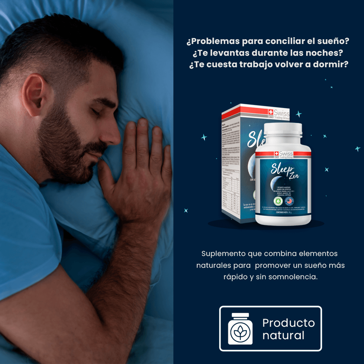 Calma Nocturna — Duerme de forma natural