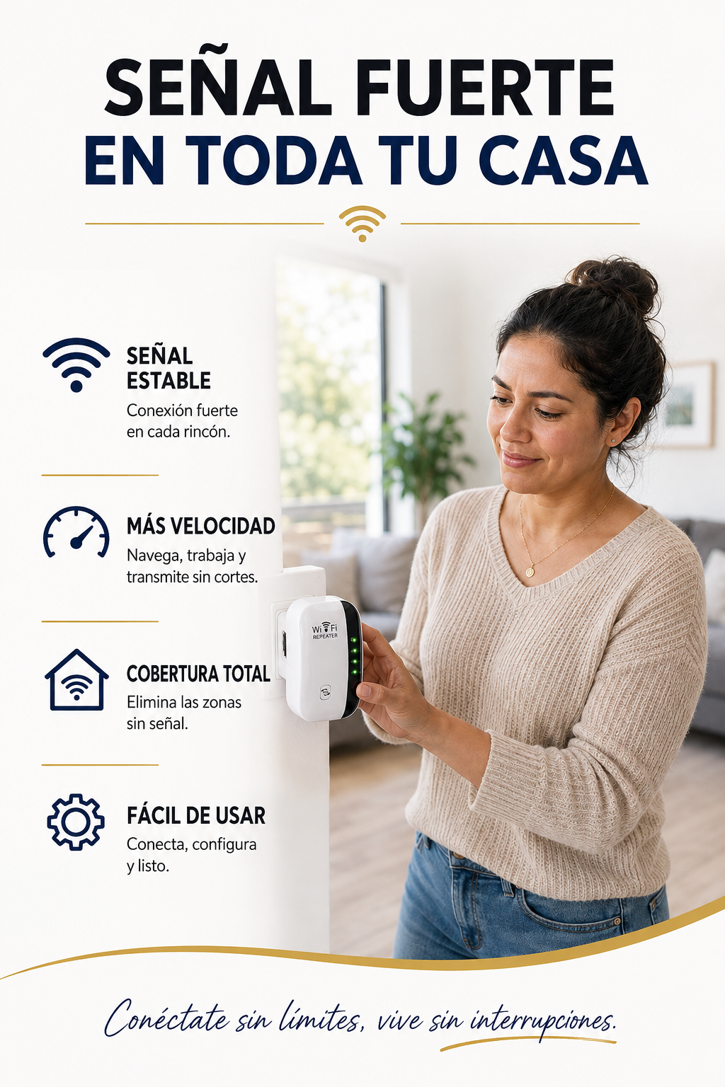 ConexiónTotal — Wifi Estable en Toda tu Casa