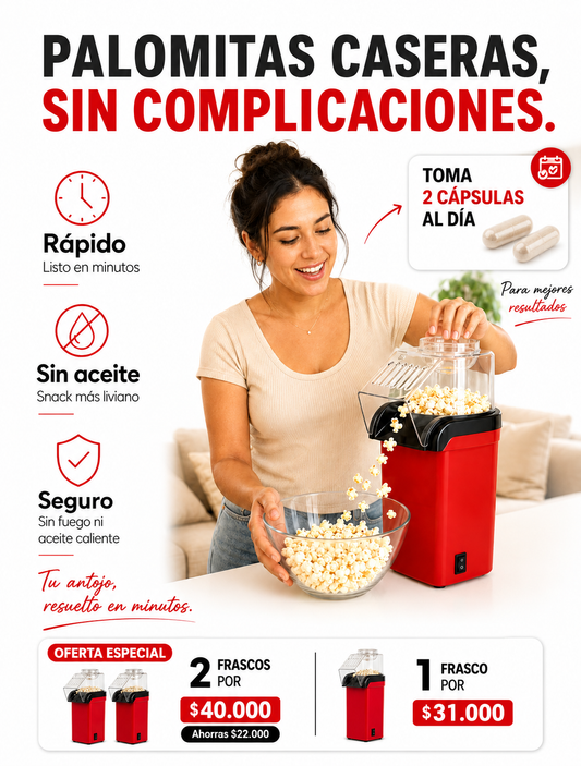 NutriPop — Palomitas caseras, listas y seguras