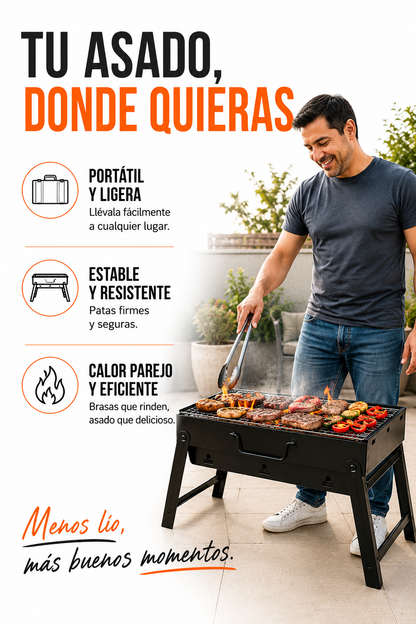 Brasa Móvil — Tu Asado Portátil en Cualquier Lugar