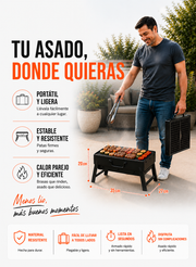 Parilla Móvil — Tu Asado Portátil en Cualquier Lugar