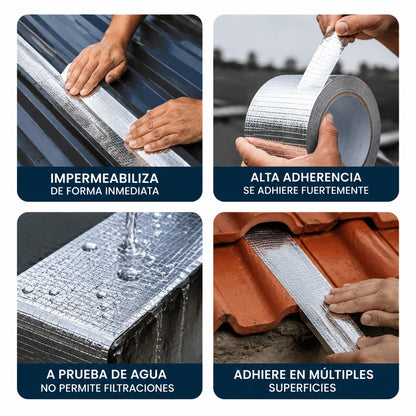 3x1 ParchePro — Sella techos sin llamar al maestro - 5 cm de Ancho. Lleva 3 por el precio de 1